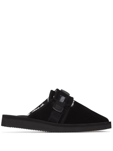  Suicoke Zavo Shearling-trim Slippers - Black 