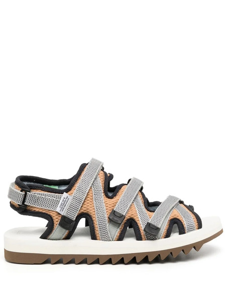  Suicoke Zip-ab Cut-out Sandals - White 