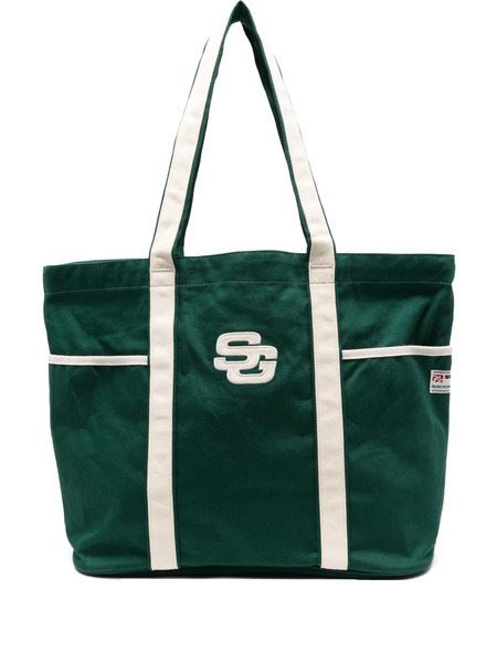  Summer Games Embroidered-logo Tote Bag - Green 