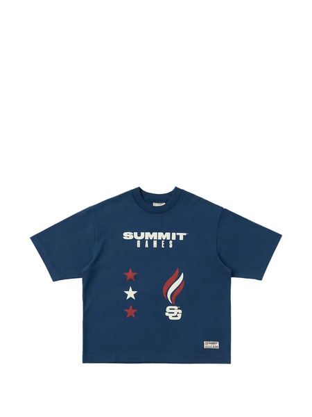  Summer Games Graphic-print T-shirt - Blue 