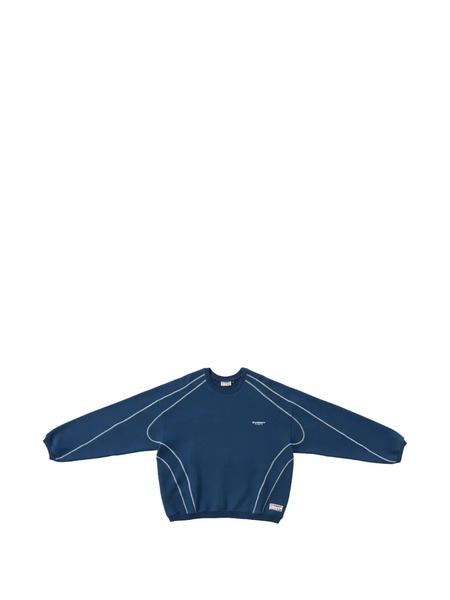  Summer Games Piping-detail Sweatshirt - Blue 