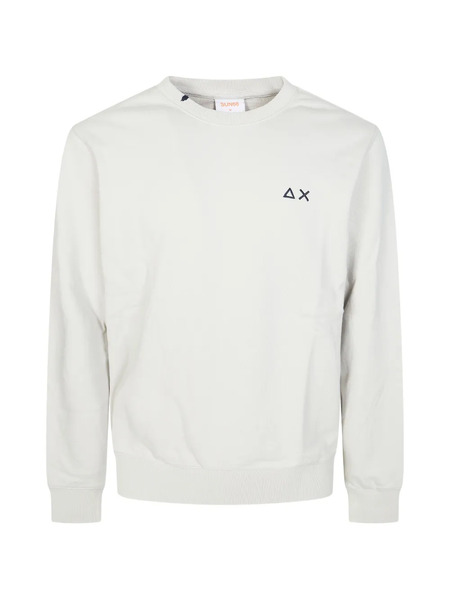  Sun68 Cotton Crew-neck Sweatshirt - Neutrals 