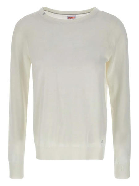  Sun68 Cotton Sweater - White 