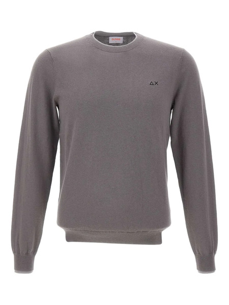  Sun68 Crew-neck Long-sleeve Sweater - Grey 