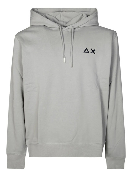  Sun68 Hooded Basic Sweatshirt - Grey 
