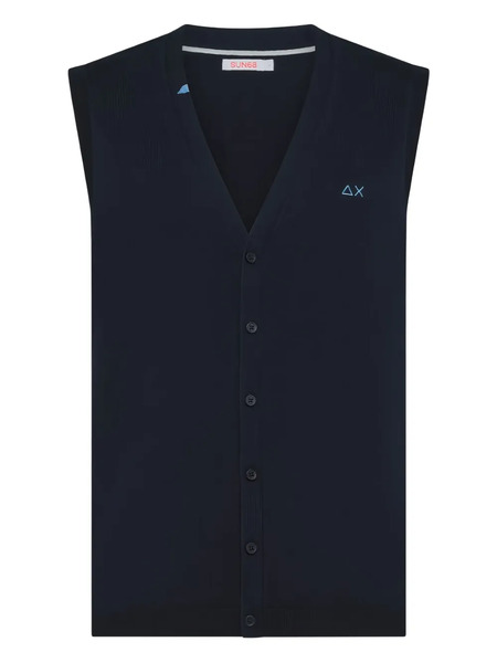  Sun68 Kids Cotton Vest - Blue 