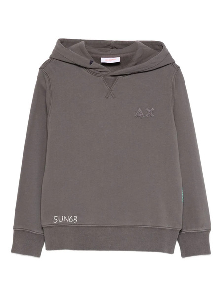  Sun68 Kids Long-sleeve Hoodie - Grey 