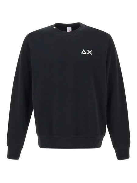  Sun68 Logo-embroidered Sweatshirt - Black 