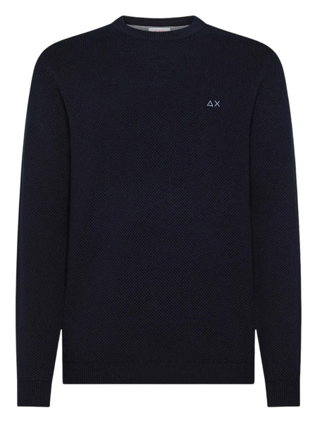  Sun68 Long-sleeved Sweater - Blue 