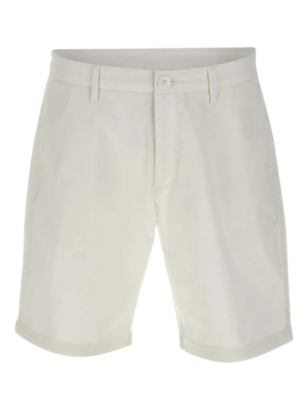  Sun68 Turn-up Cuff Shorts - White 