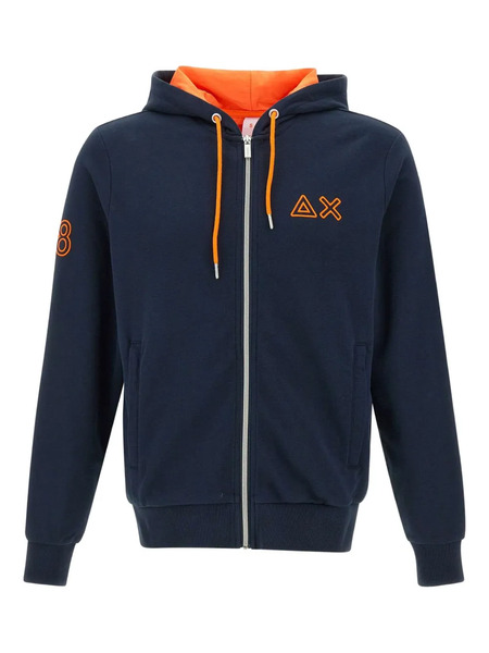  Sun68 Zip-up Hooded - Blue 