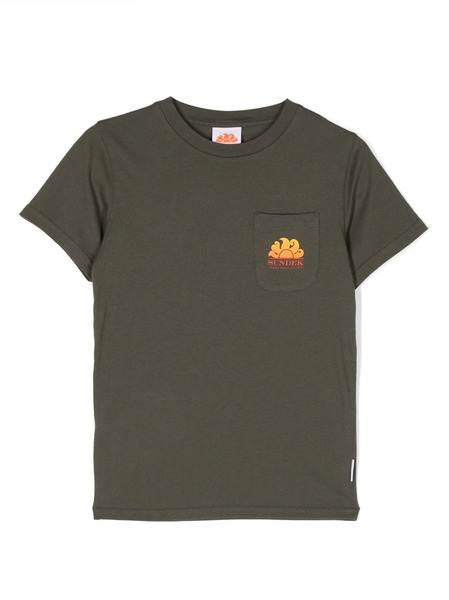  Sundek Logo-print Cotton T-shirt - Green 
