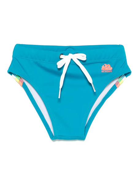  Sundek Logo-print Swim Briefs - Blue 