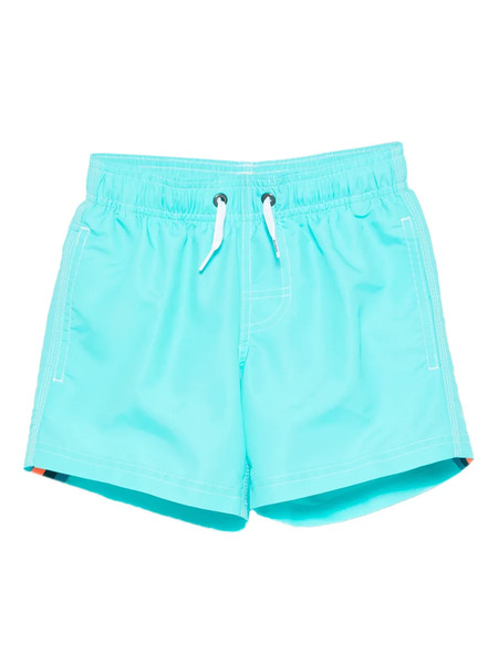  Sundek Rainbow Stripe Swim Shorts - Blue 