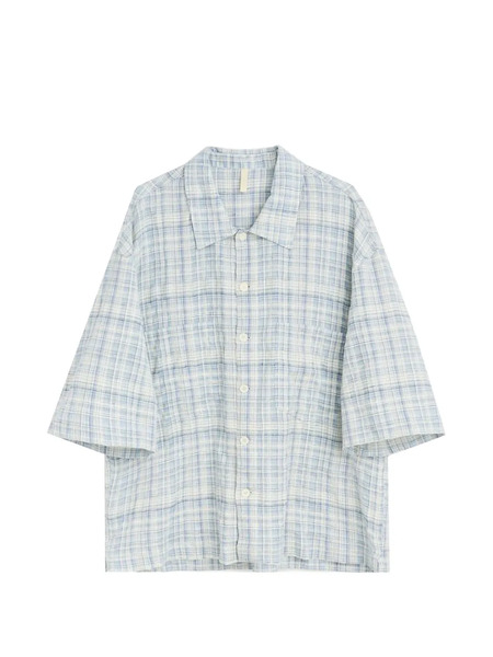  Sunflower Adam Checked Shirt - Blue 