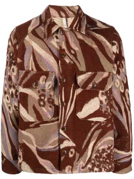  Sunflower Animal Cpo Shirt Jacket - Brown 
