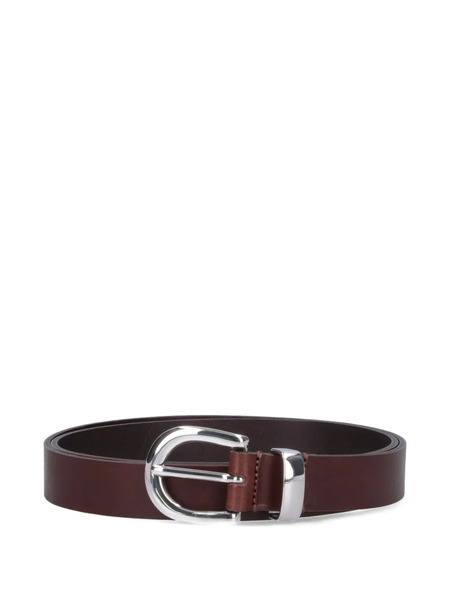  Sunflower Five-hole Leather Belt - Brown 