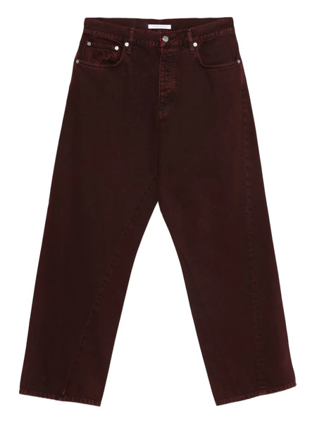  Sunflower Panelled Jeans - Red 