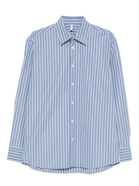  Sunflower Striped Buttoned Shirt - Blue 