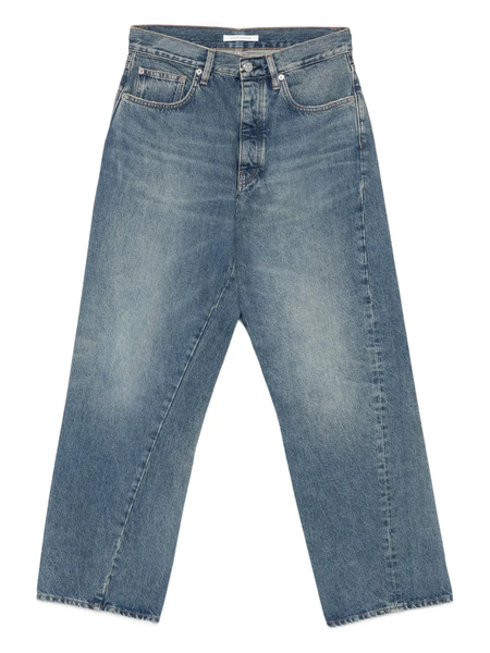  Sunflower Wide-leg Twisted Jeans - Blue 