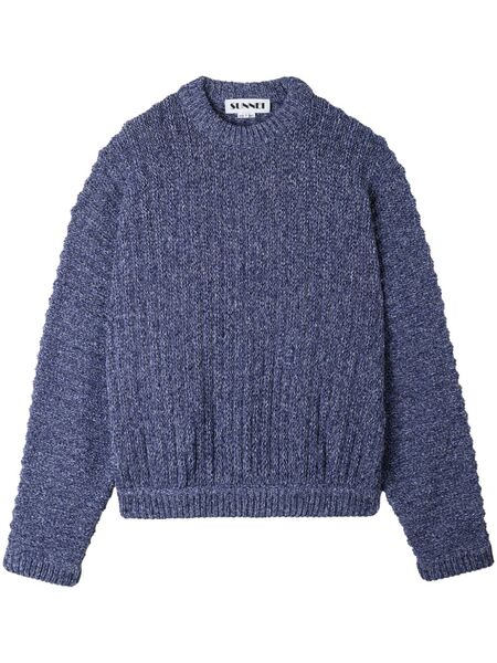  Sunnei Brushed-finish Jumper - Blue 
