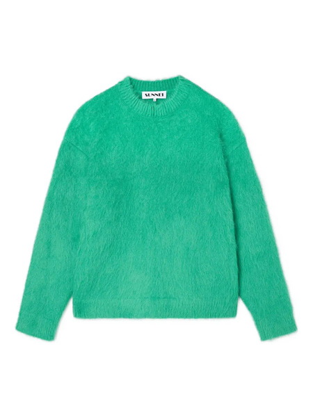  Sunnei Brushed Knitted Sweater - Green 