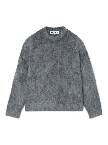  Sunnei Brushed Knitted Sweater - Grey 