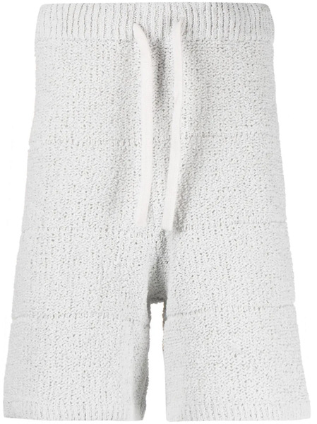  Sunnei Drawstring-waist Knitted Shorts - Grey 