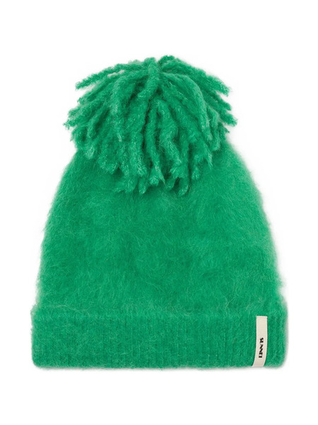  Sunnei Knit Bobble Beanie - Green 