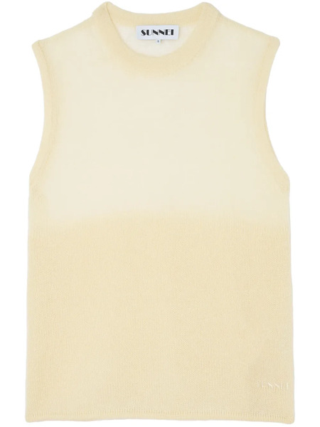 Sunnei Knitted Vest - Neutrals 