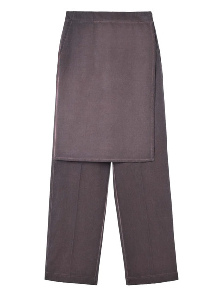  Sunnei Layered Wool Trousers - Purple 