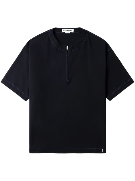  Sunnei Logo-patch T-shirt - Blue 