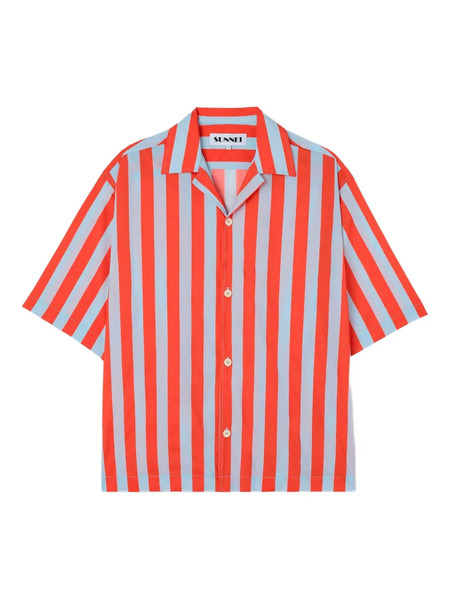  Sunnei Stripe Short-sleeve Shirt - Red 