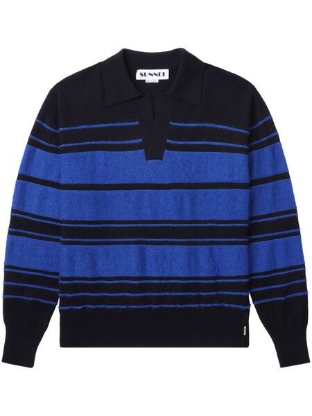  Sunnei Striped Sweater - Blue 