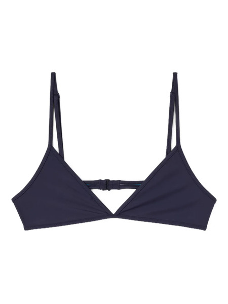  Sunnei Triangle Reversible Bikini Top - Blue 