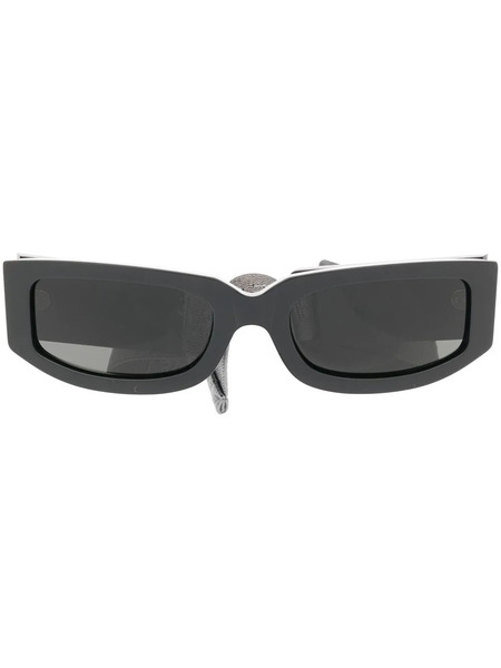  Sunnei Wraparound Tinted Sunglasses - Black 