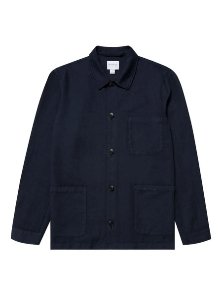  Sunspel Button-down Shirt Jacket - Blue 