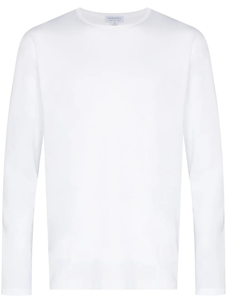  Sunspel Long-sleeve Top - White 