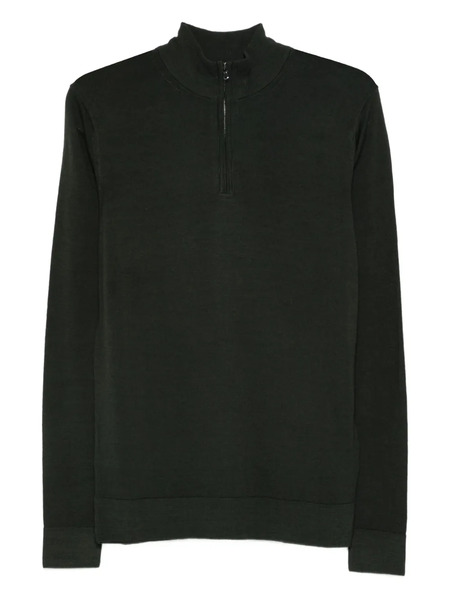  Sunspel Merino Wool Sweater - Green 