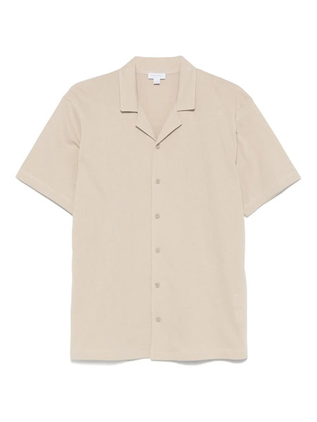  Sunspel Riviera Shirt - Neutrals 