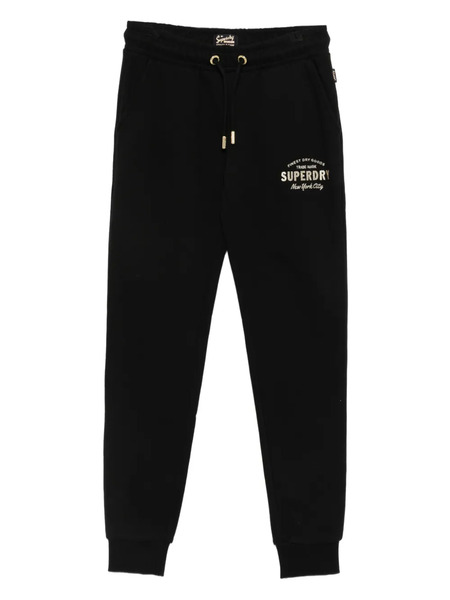  Superdry Logo-embroidered Track Pants - Black 