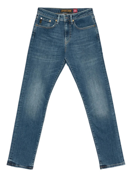  Superdry Logo-patch Jeans - Blue 