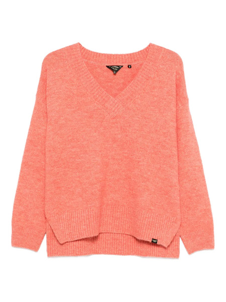  Superdry V-neck Sweater - Pink 