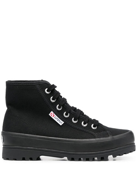  Superga High-top Lace-up Sneakers - Black 