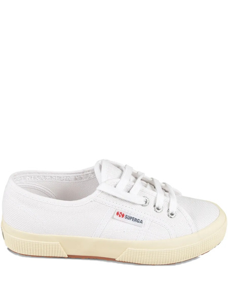  Superga Lace-up Canvas Sneakers - White 