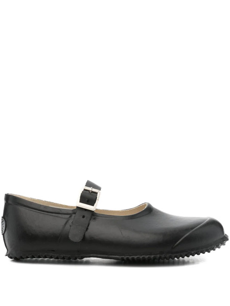  Superga Leather Ballet Flats - Black 