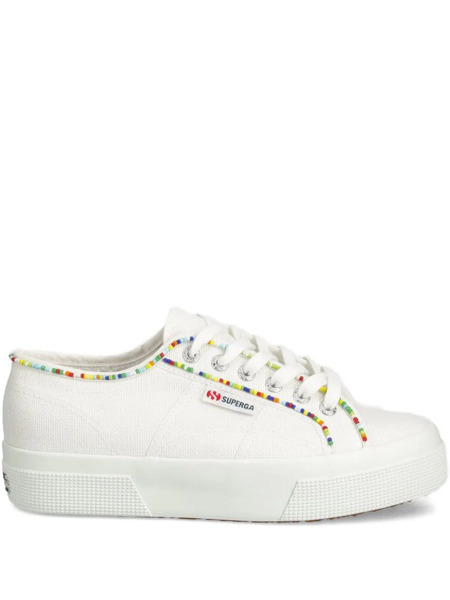  Superga 2740 Multicolour Beads Sneakers - White 