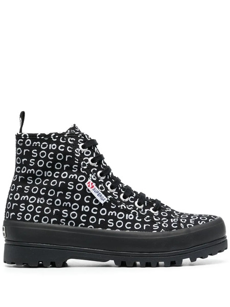  Superga X 10 Corso Como Canvas Sneakers - Black 