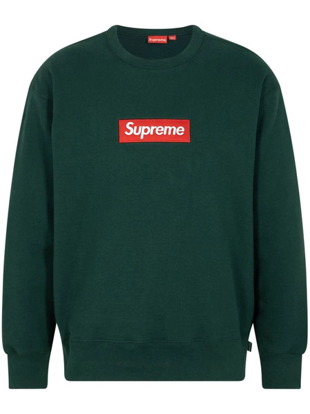  Supreme Box Logo Crewneck Sweatshirt - Green 