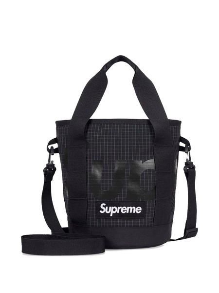  Supreme Cinch Grid-pattern Tote Bag (5l) - Black 